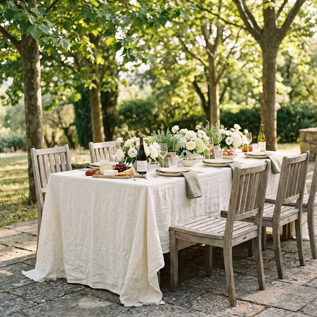 Linen Table Setting