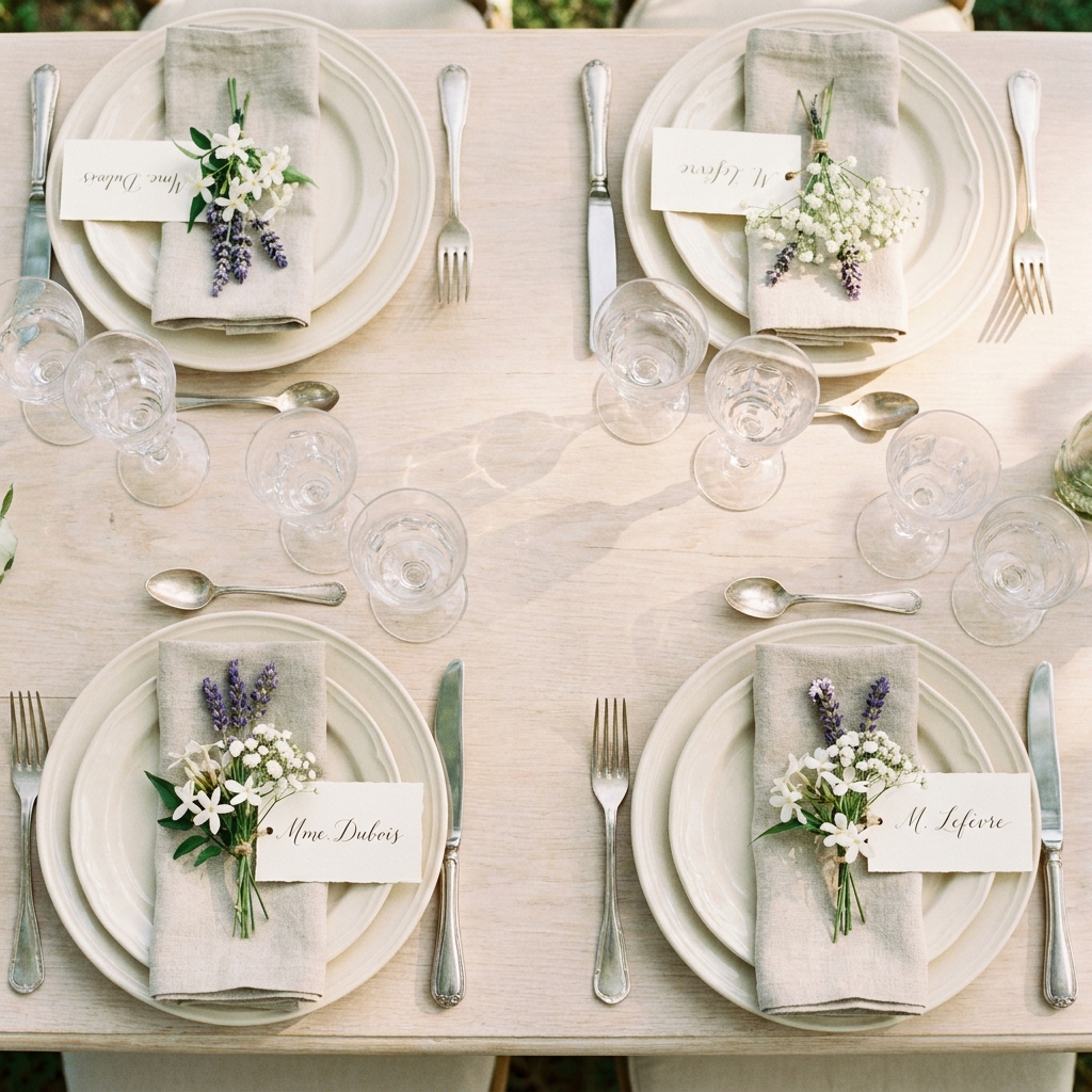 Floral Place Cards