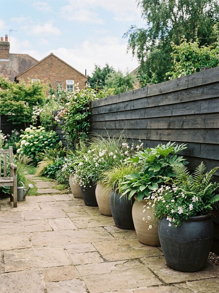 Potted Plant Row