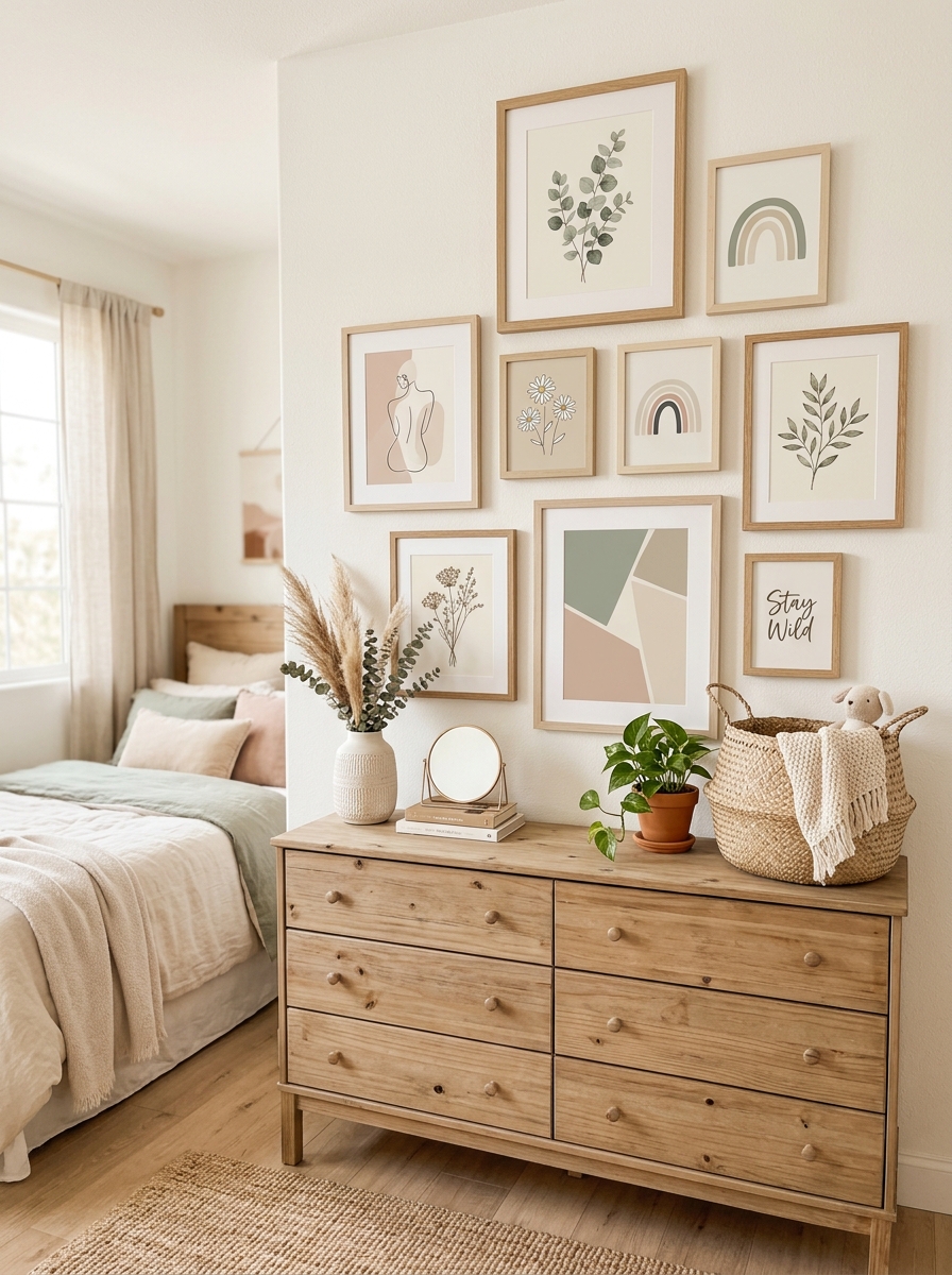 Neutral Gallery Wall