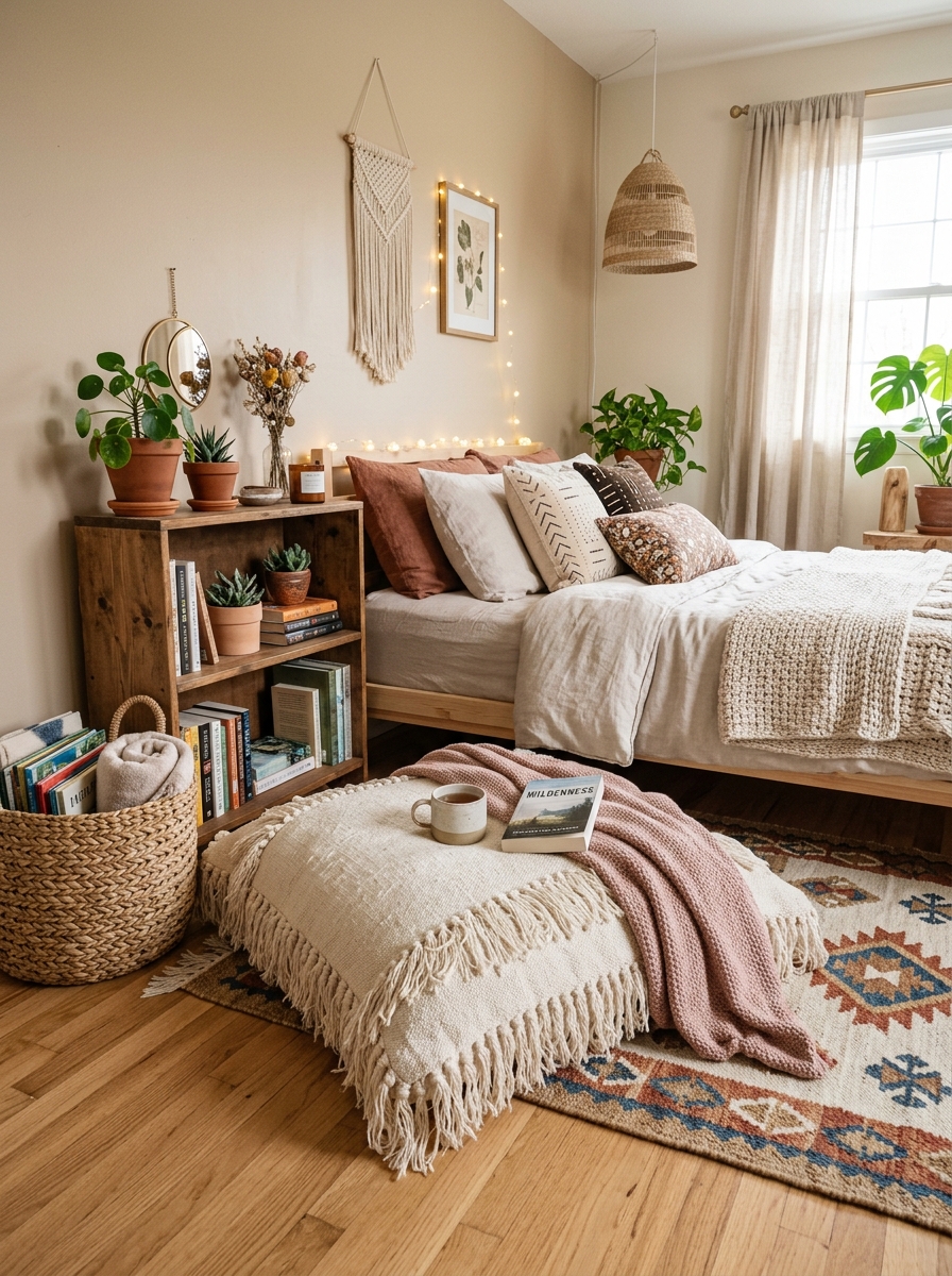 Fringe Floor Cushion