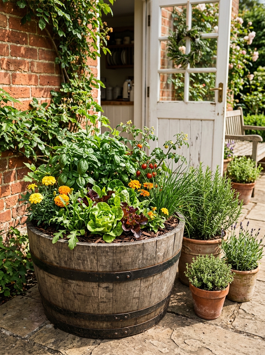Edible Patio Barrel