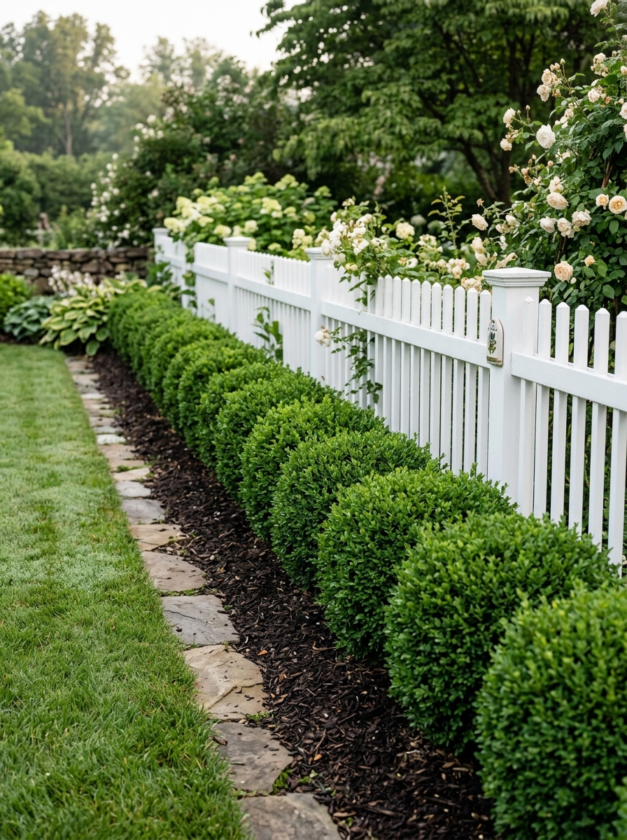 Boxwood Garden Border