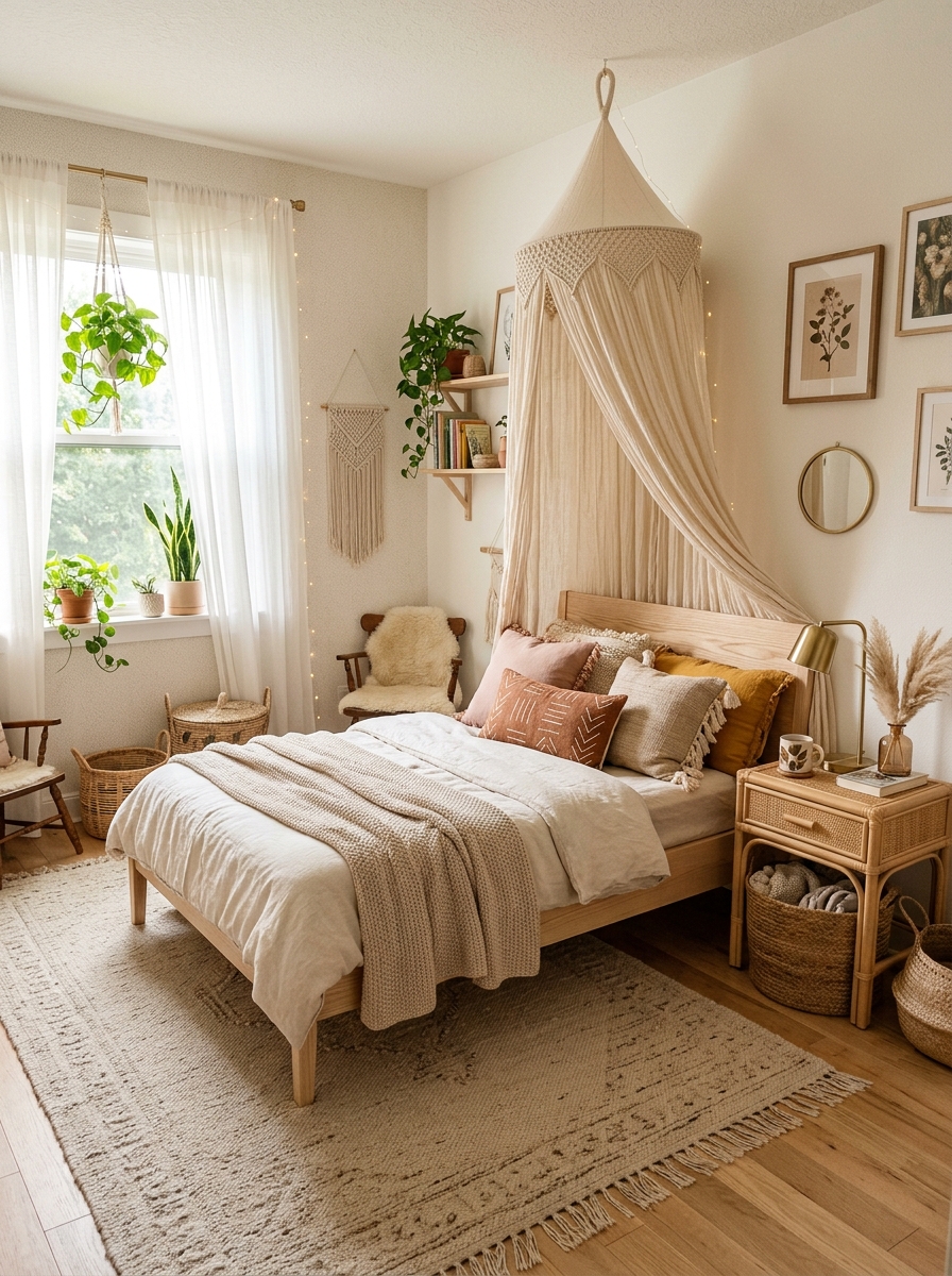 Woven Bed Canopy