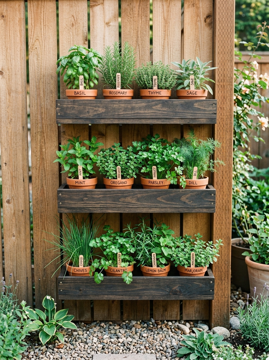 Vertical Herb Garden