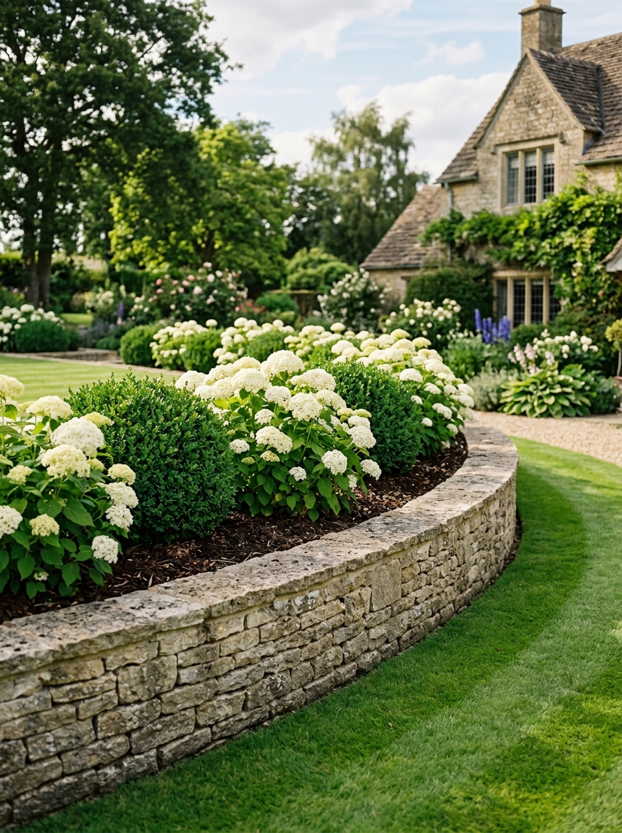 Raised Stone Planter