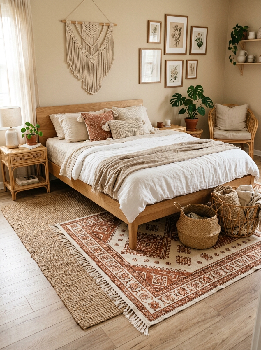 Layered Boho Rugs