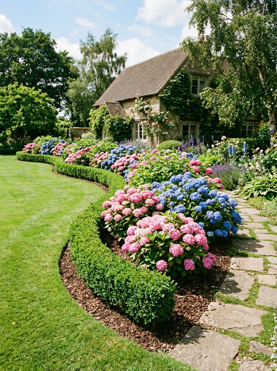 Curved Garden Border