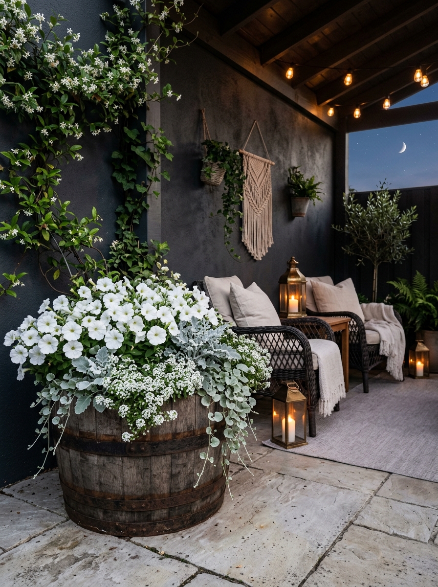Moon Garden Barrel