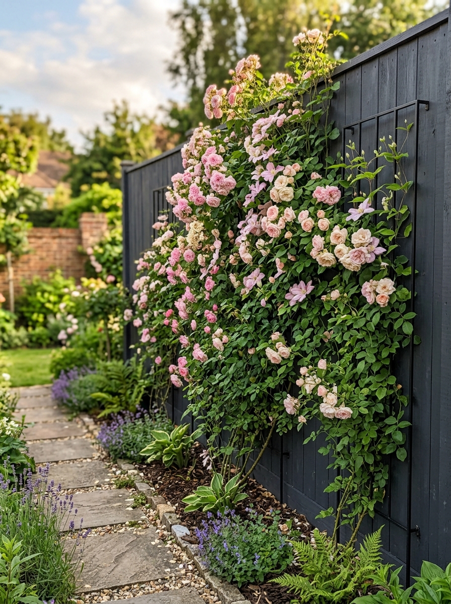Flowering Vine Wall