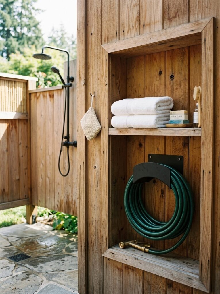 Hose Reel Storage Nook