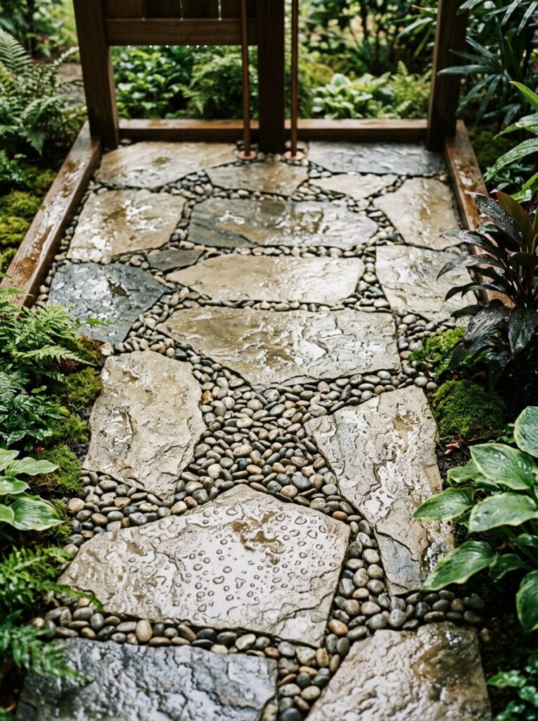 Stone Floor Drainage
