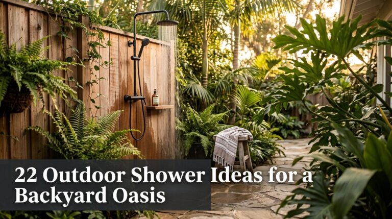 outdoor shower ideas
