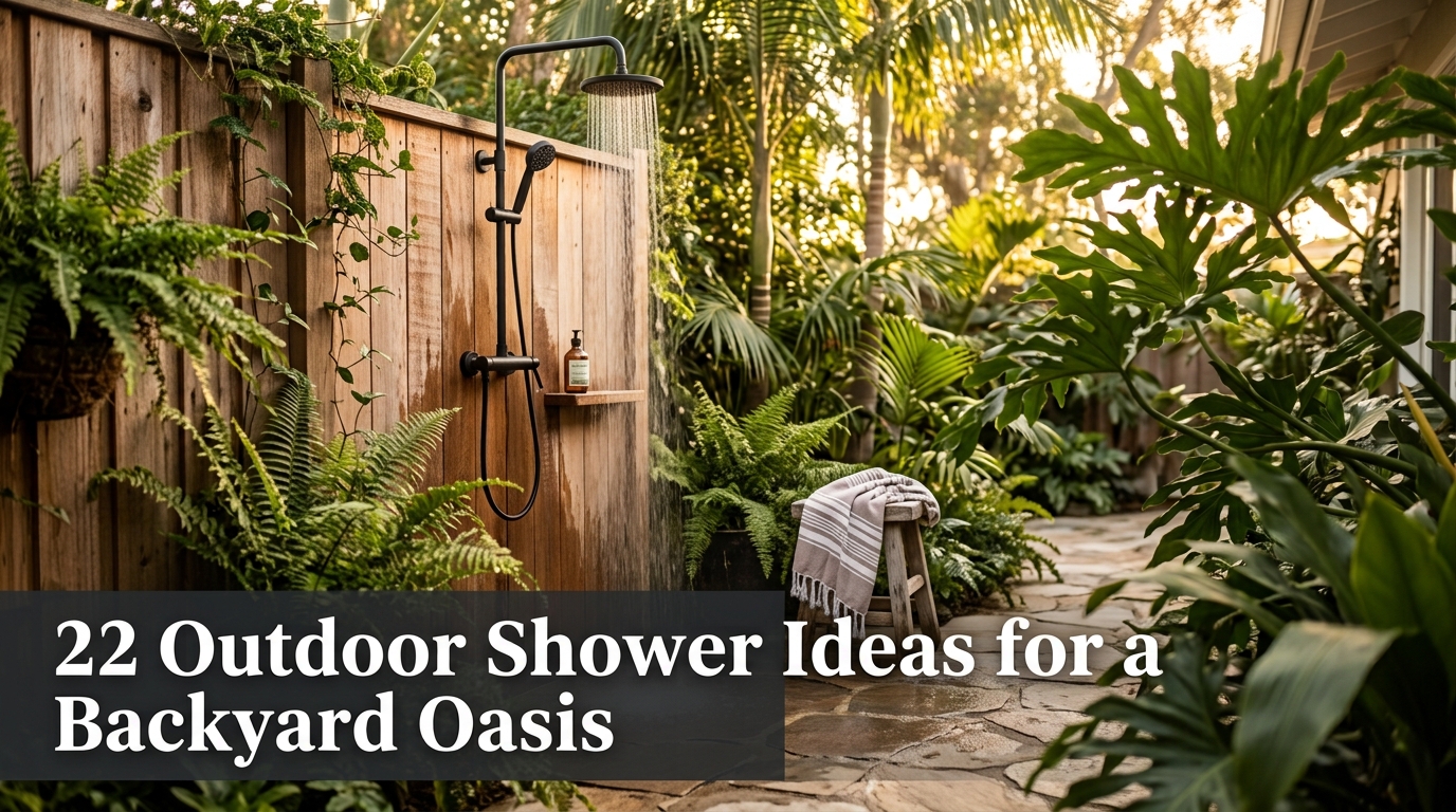 outdoor shower ideas